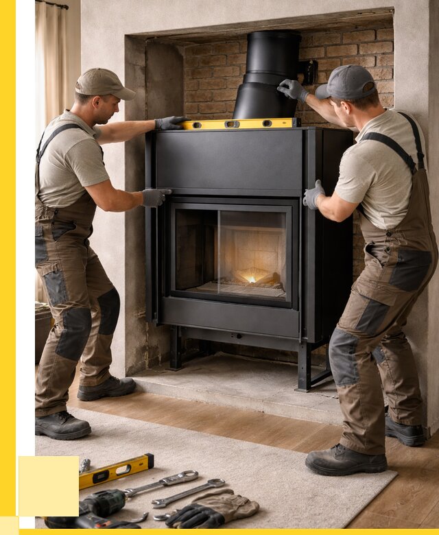 Установка каминных топок в Выборге под ключ от 18398 р. | ЭриданВбр