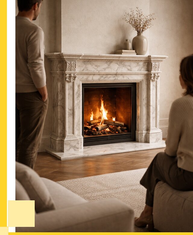 Мраморные камины под ключ в Выборге от 255525 р. | ЭриданВбр