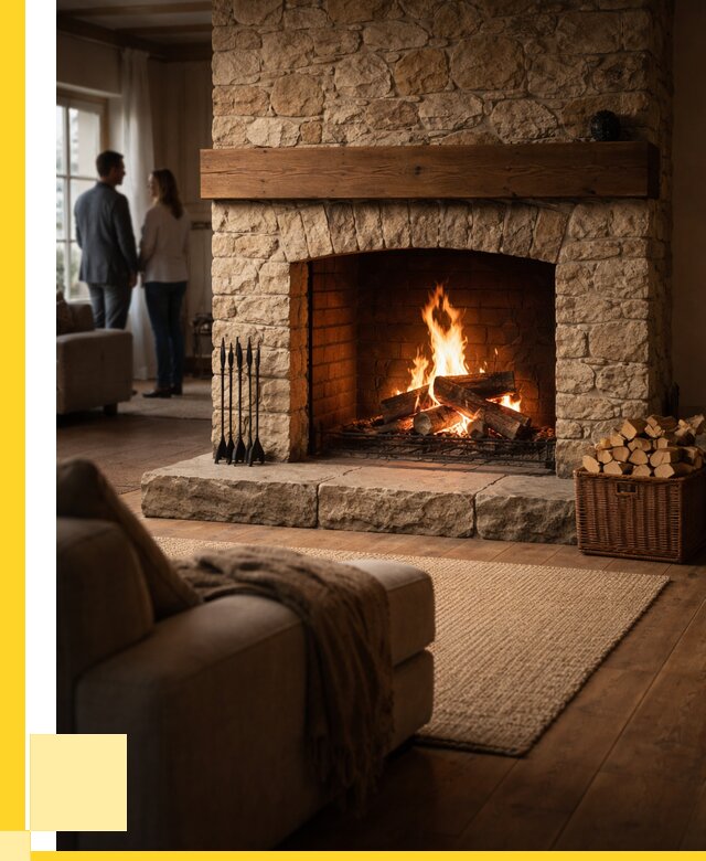 Открытые камины под ключ в Выборге от 153315 р. ЭриданВбр