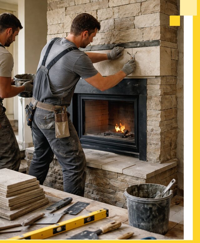 Проектирование и установка открытых каминов в Выборге