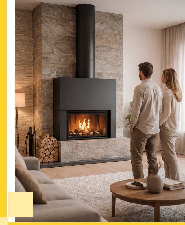 Закрытые камины под ключ в Выборге от 122652 р., ЭриданВбр