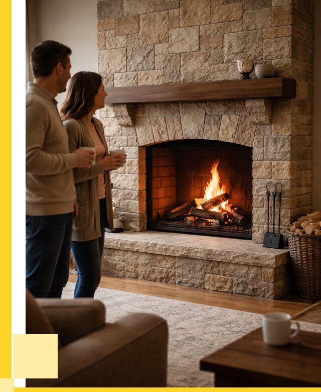 Каменные камины на заказ в Выборге от 183978 р. | ЭриданВбр