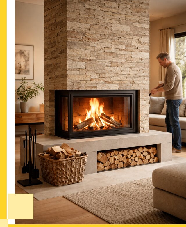 Дровяной камин под ключ в Выборге от 204420 р. | ЭриданВбр