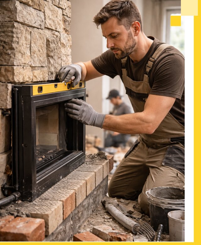 Дровяные камины под ключ в Выборге: монтаж, обустройство