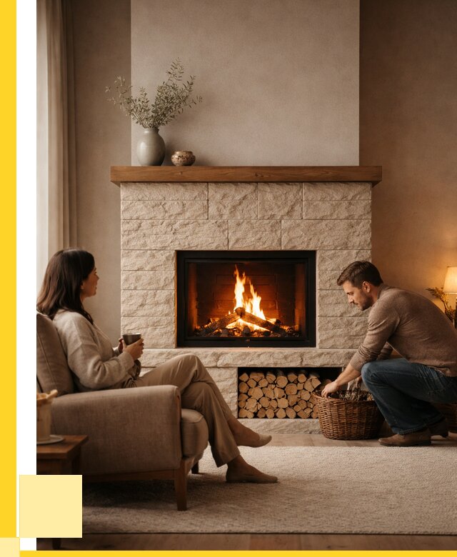 Камины для дома в Выборге под ключ от 153315 р. | ЭриданВбр