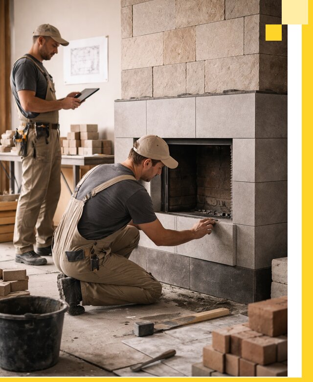 Индивидуальные проекты каминов и каминных систем в Выборге