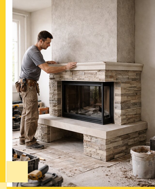 Изготовление каминов под ключ в Выборге от 153315 р. | ЭриданВбр