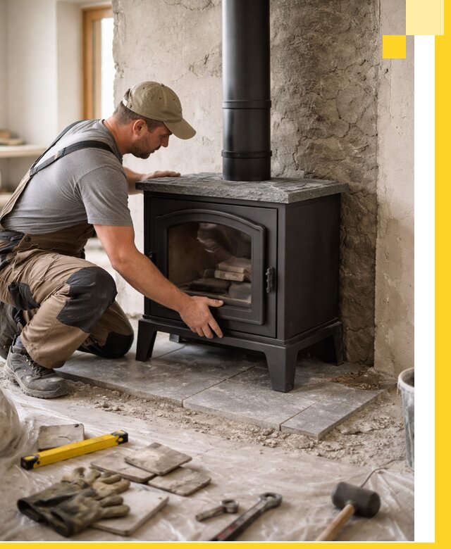 Профессиональный монтаж печей и каминов в Выборге под ключ