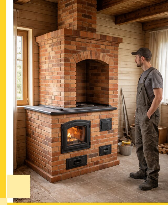Кирпичные печи в Выборге: купить от 153315 р. | ЭриданВбр
