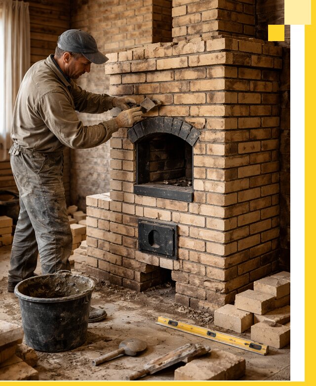 Кирпичные печи под ключ в Выборге: проектирование и кладка