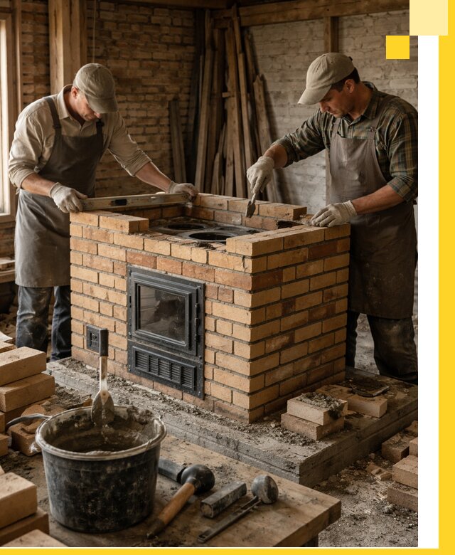 Изготовление и установка варочных печей под ключ в Выборге