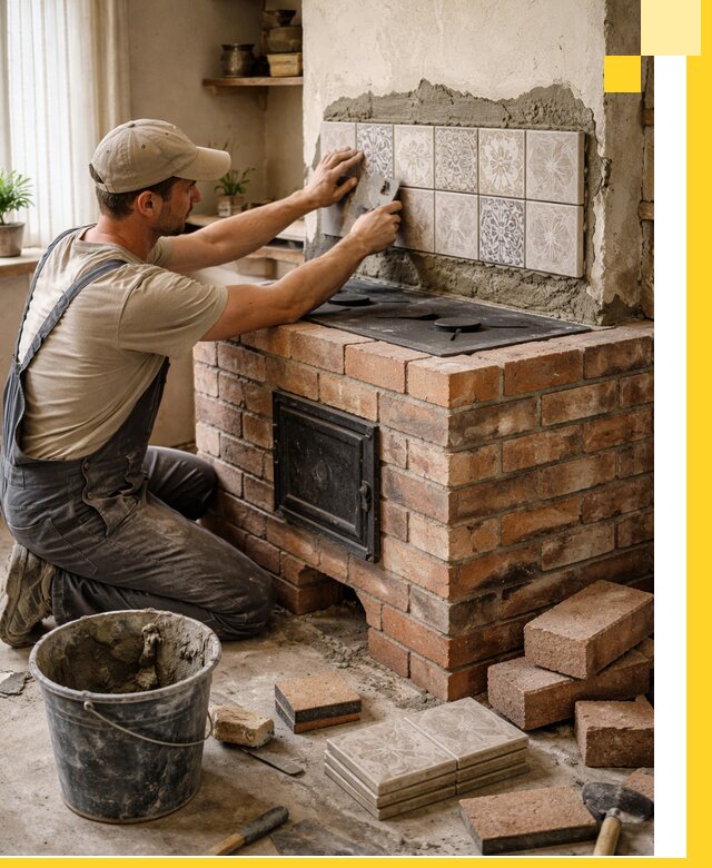 Печи с плитой на заказ монтаж гарантия и сервис в Выборге