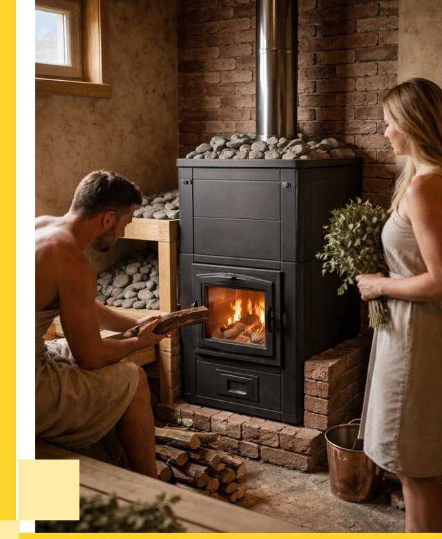 Кирпичная печь для бани на заказ в Выборге от 56216 р. | ЭриданВбр