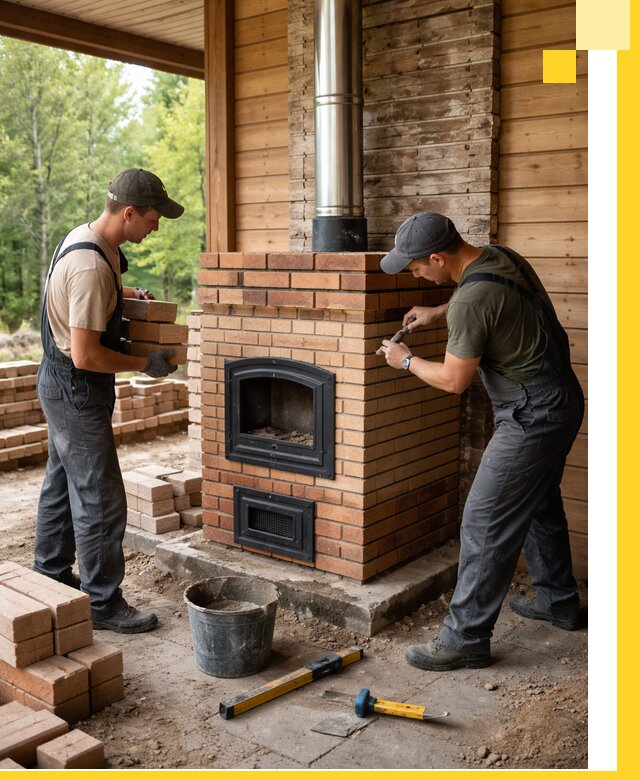 Производство и установка дачных печей под ключ в Выборге
