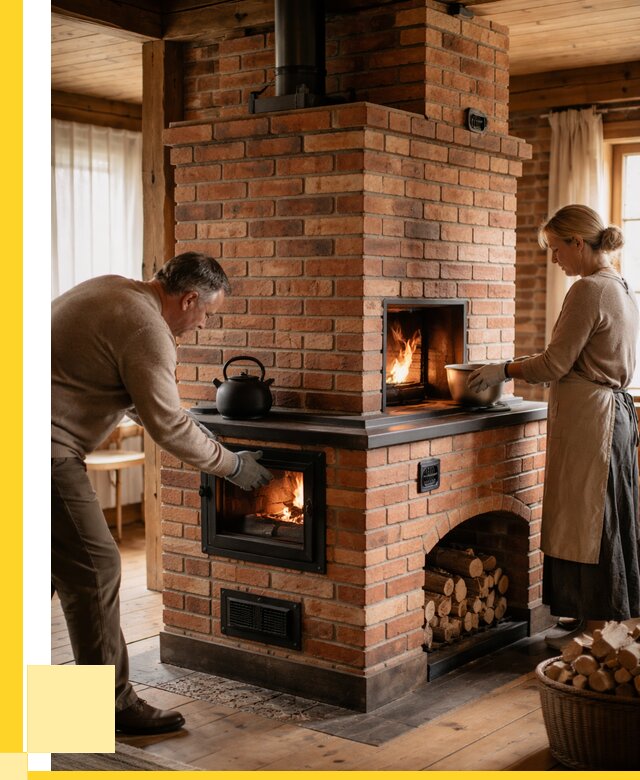 Печи для загородного дома под ключ в Выборге от 81768 р. | ЭриданВбр