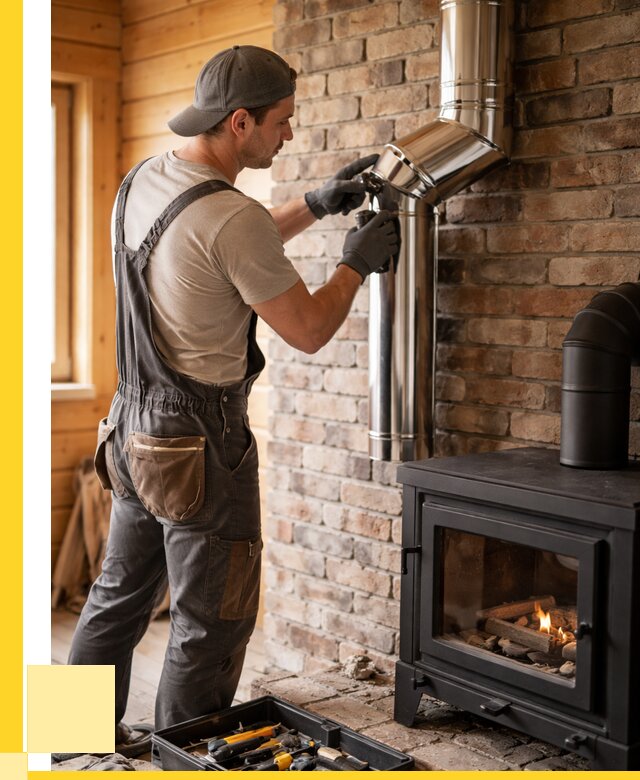 Монтаж дымоходов для печей в Выборге от 7666 р. | ЭриданВбр
