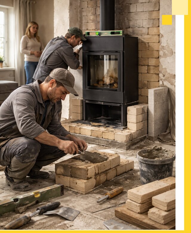 Печи и камины под ключ: проект, установка в Выборге