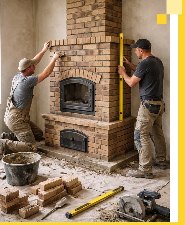 Продажа и установка печей и каминов для дома под ключ в Выборге