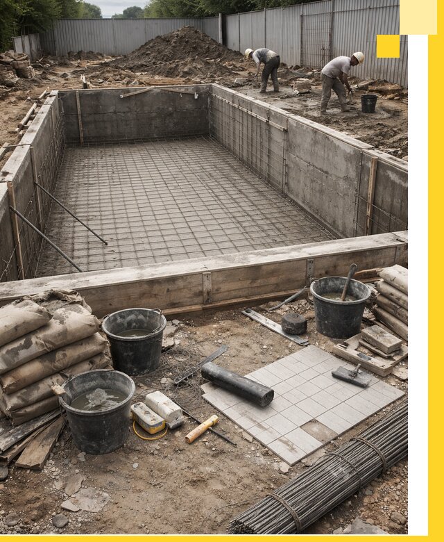 Строительство бассейнов под ключ в Выборге, дизайн и монтаж