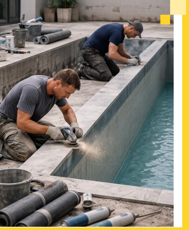 Профессиональный ремонт бассейнов под ключ в Выборге