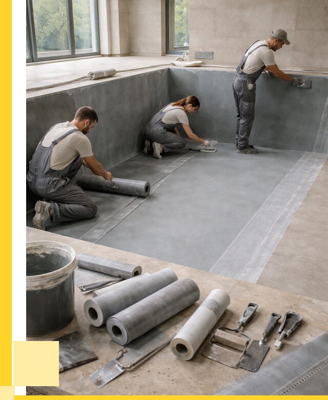 Гидроизоляция бассейнов в Выборге от 2044 р., ЭриданВбр