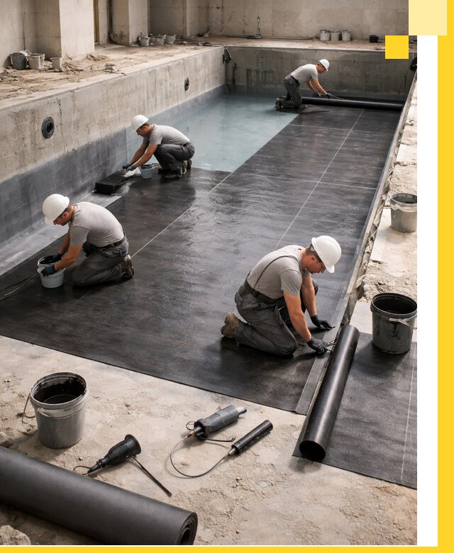 Профессиональная гидроизоляция бассейнов и чаш в Выборге под ключ