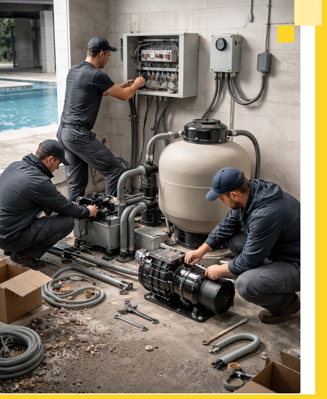 Профессиональный монтаж оборудования для бассейнов в Выборге