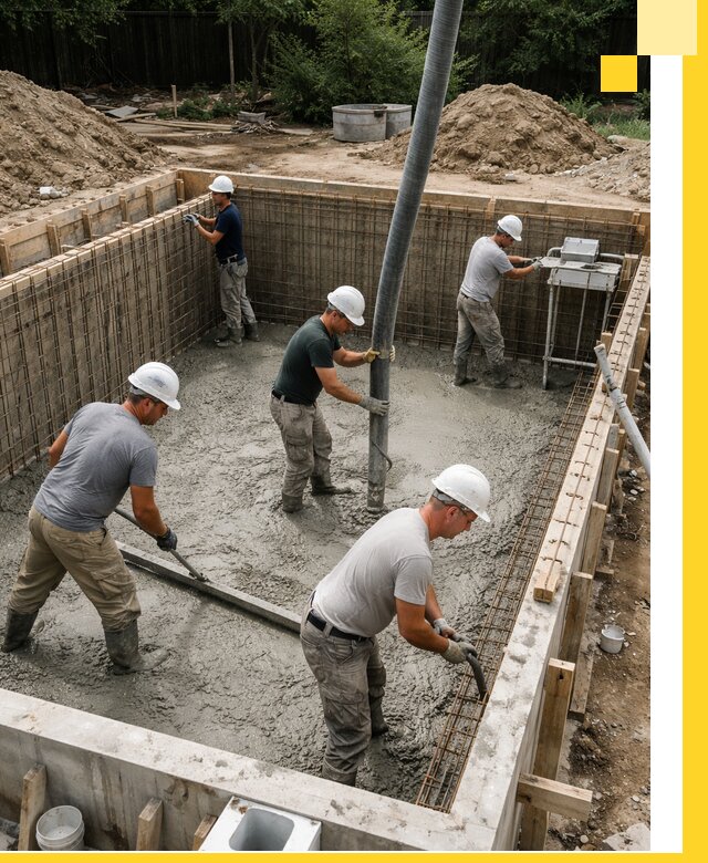 Строительство бетонных бассейнов под ключ в Выборге