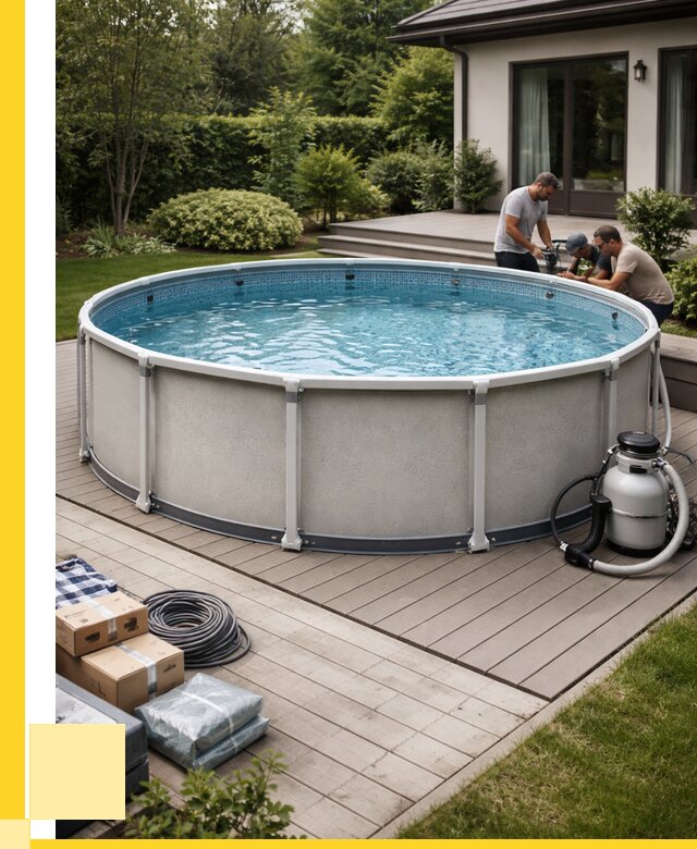 Купить каркасные бассейны в Выборге от 45995 р. | ЭриданВбр