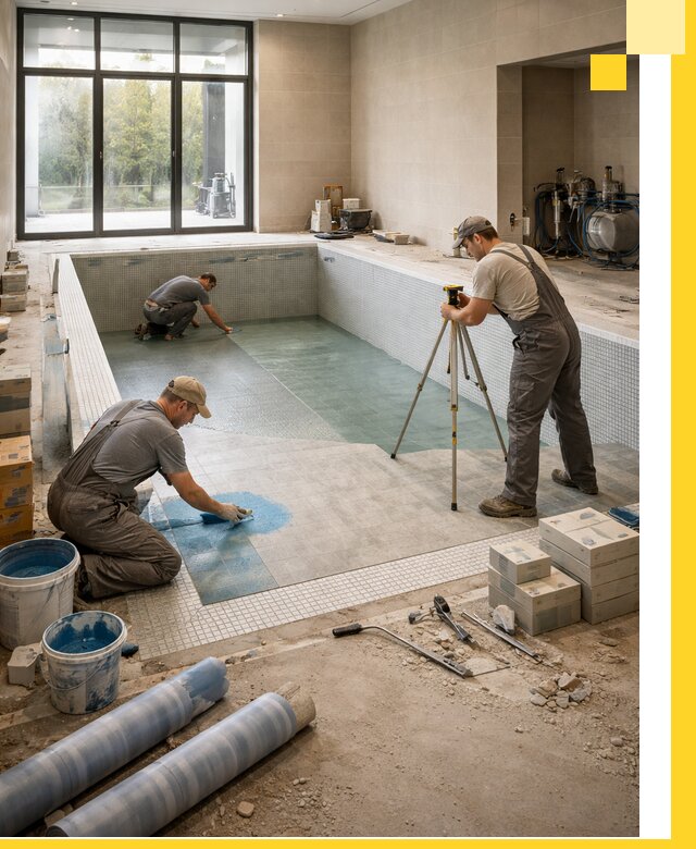 Проект и строительство закрытых бассейнов в Выборге под ключ