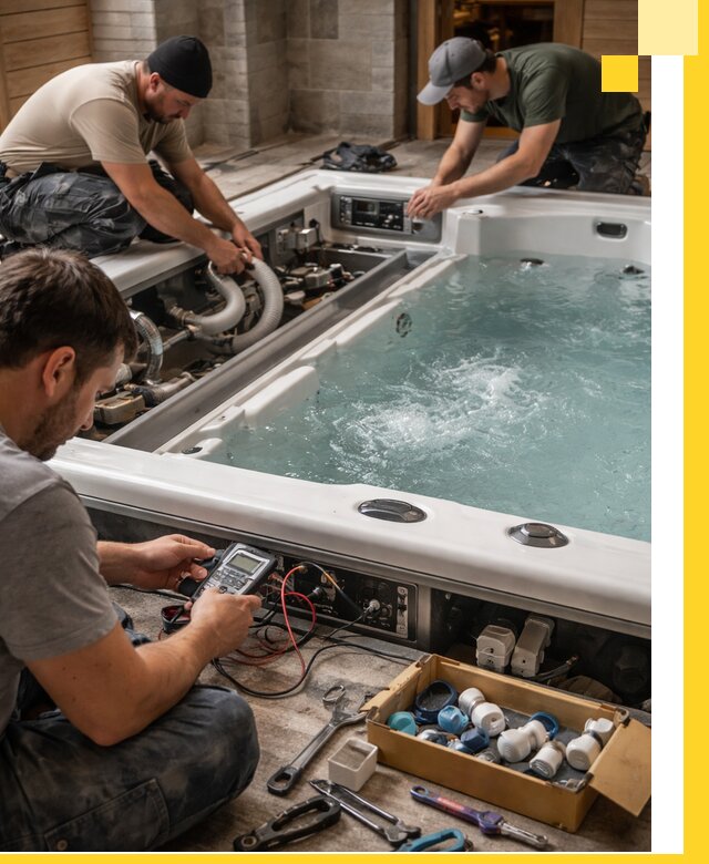 Гидромассажные бассейны под ключ в Выборге, дизайн и монтаж