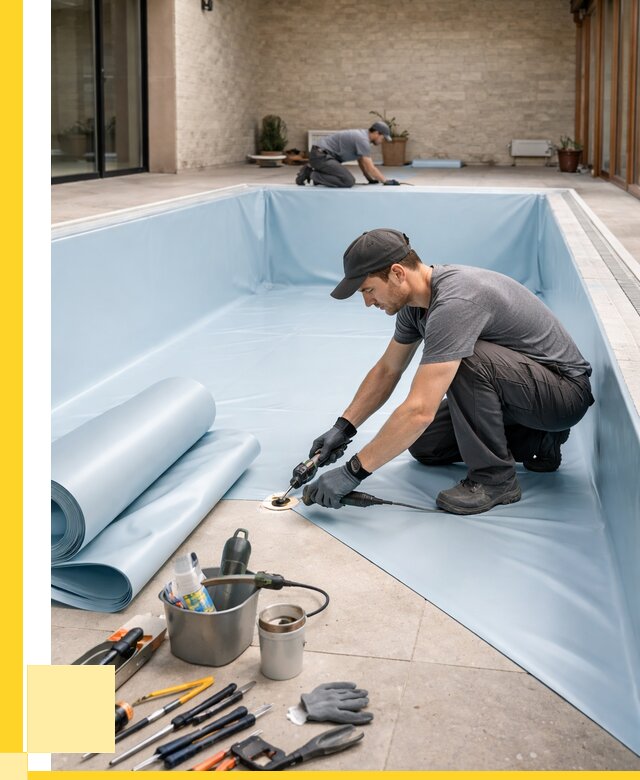 Пленка ПВХ для бассейнов в Выборге от 2555 р. | ЭриданВбр