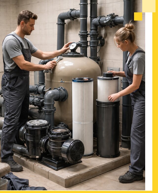 Фильтры и системы фильтрации для бассейнов в Выборге