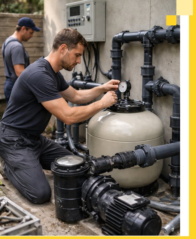 Поставка и монтаж фильтровального оборудования для бассейнов в Выборге