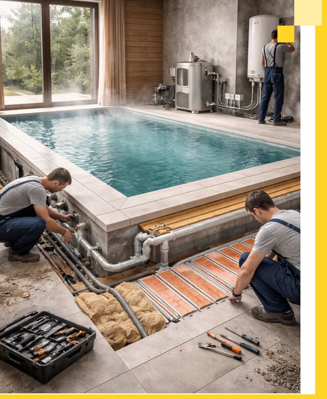 Проектирование и строительство тёплых бассейнов в Выборге