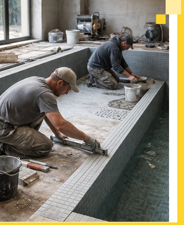 Строительство бассейна в частном доме в Выборге под ключ