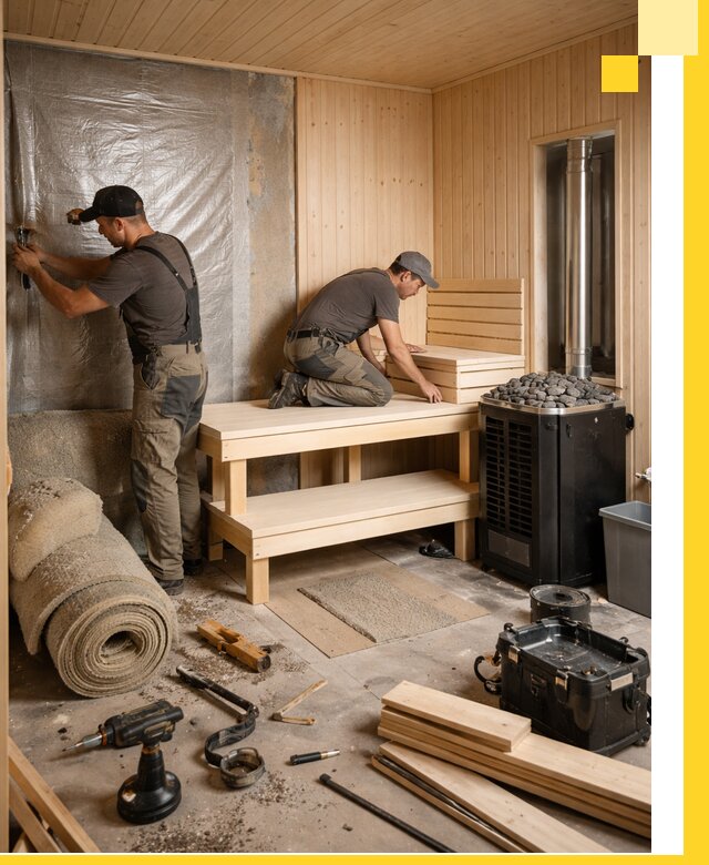 Проекты саун под ключ в Выборге дизайн и строительство