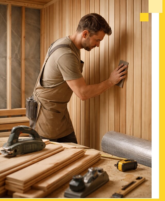 Профессиональная отделка саун и парных под ключ в Выборге