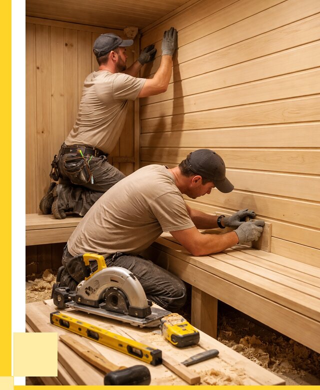 Обшивка саун вагонкой в Выборге от 2555 р. | ЭриданВбр