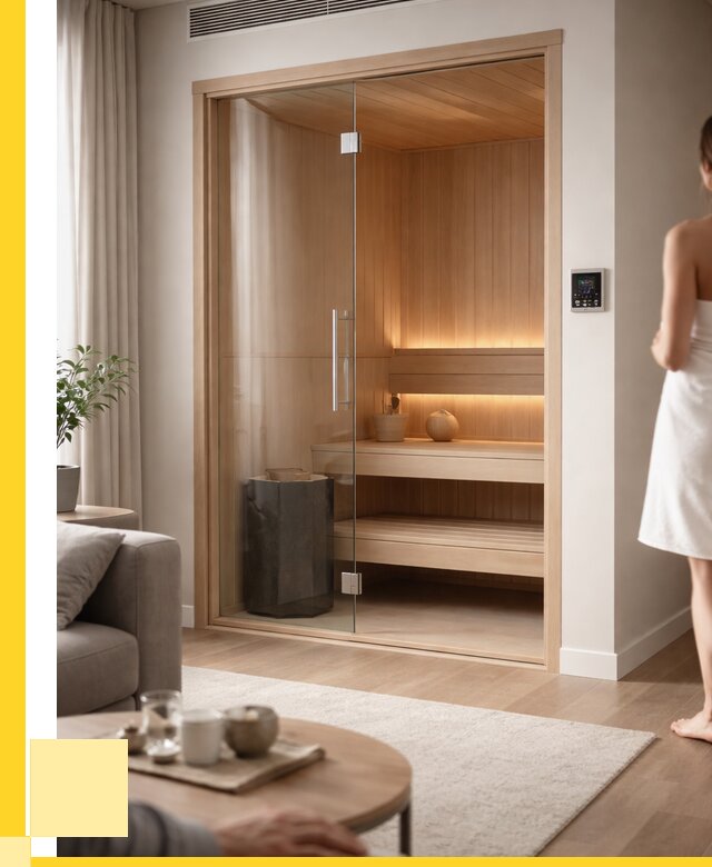 Сауна в квартире под ключ в Выборге от 122652 р. ЭриданВбр