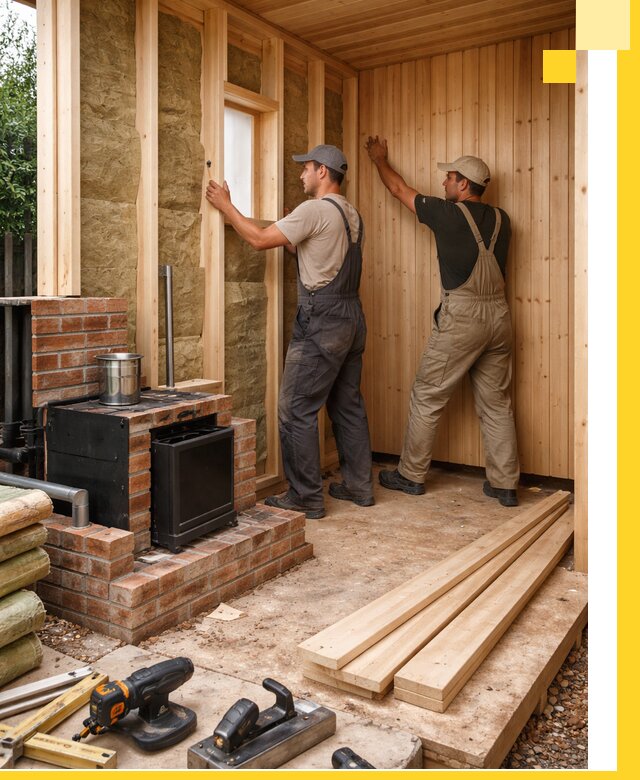 Строительство и установка дачных саун под ключ в Выборге