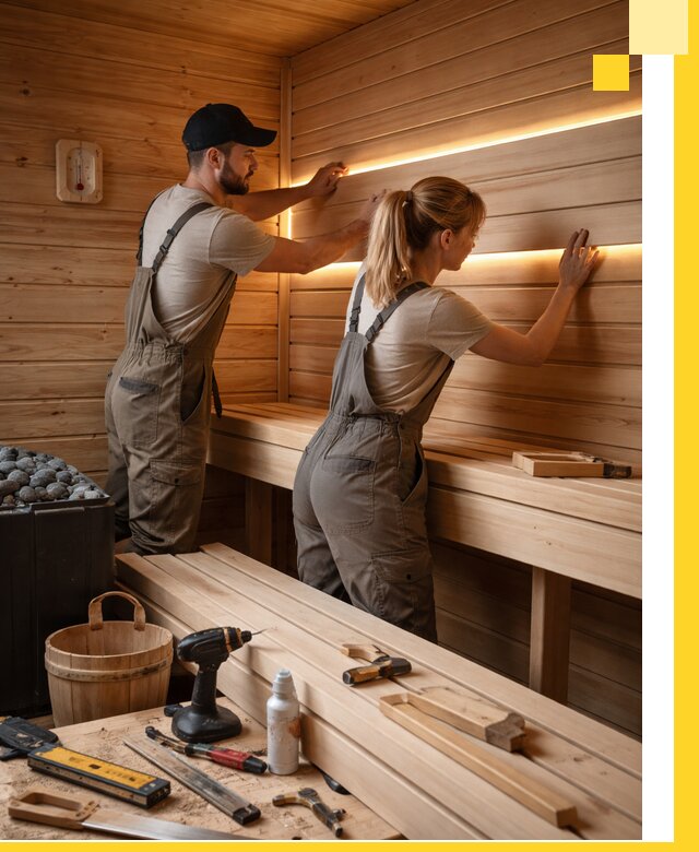 Дизайн саун и бань под ключ с индивидуальным проектом в Выборге