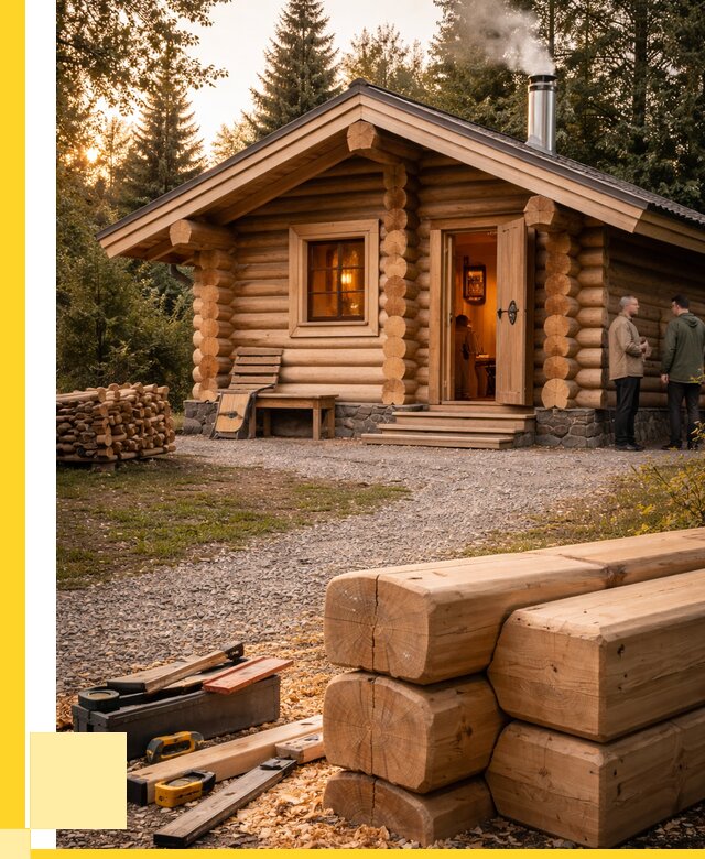 Строительство бань и комплексов в Выборге от 459945 р.| ЭриданВбр