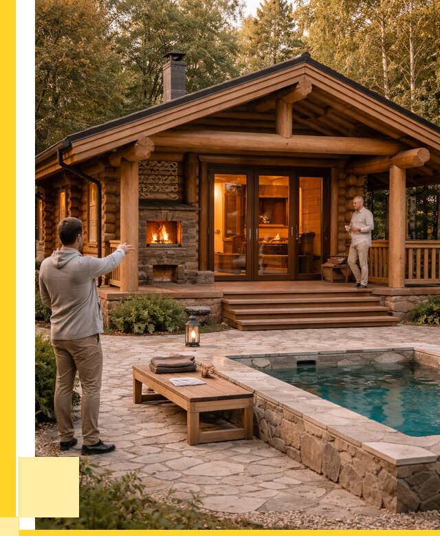 Проекты бань и хамам в Выборге от 25553 р. | ЭриданВбр