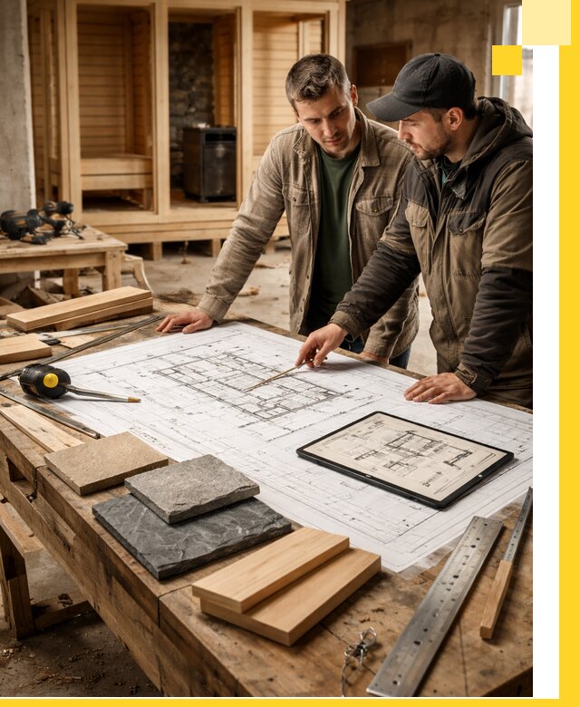 Проекты бань под ключ и планы строительства в Выборге