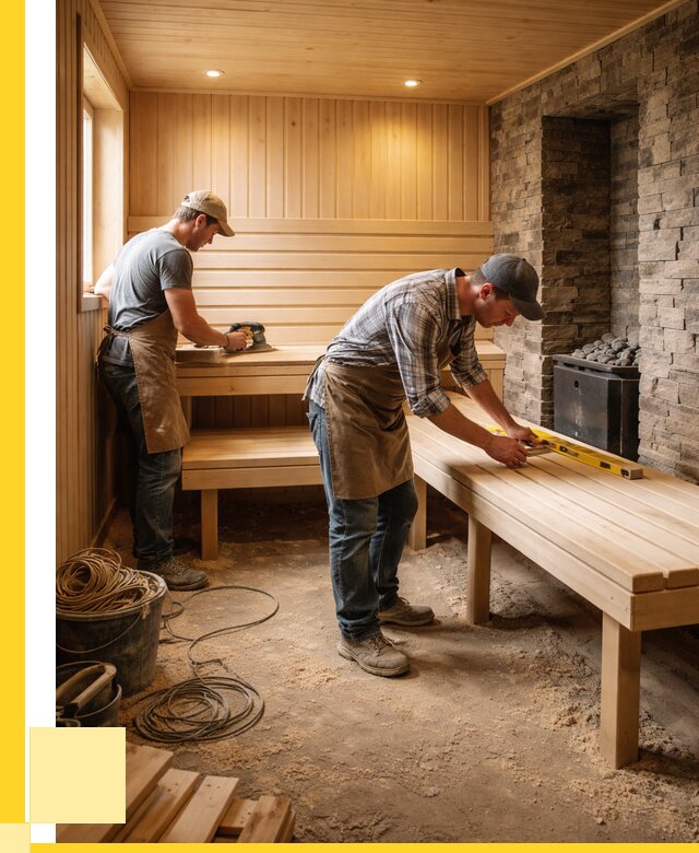 Отделка бани в Выборге: внутренняя отделка от 3066 р. | ЭриданВбр