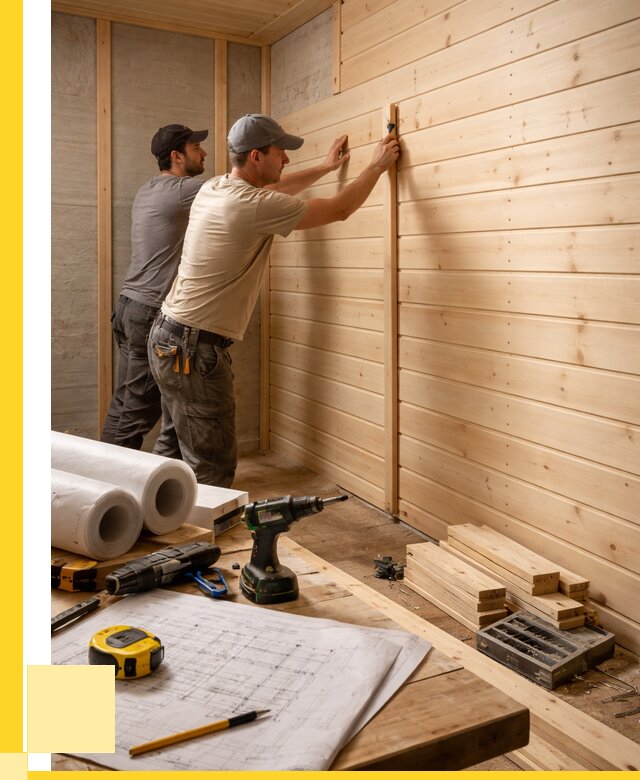 Обшивка бани вагонкой в Выборге от 1227 р., ЭриданВбр