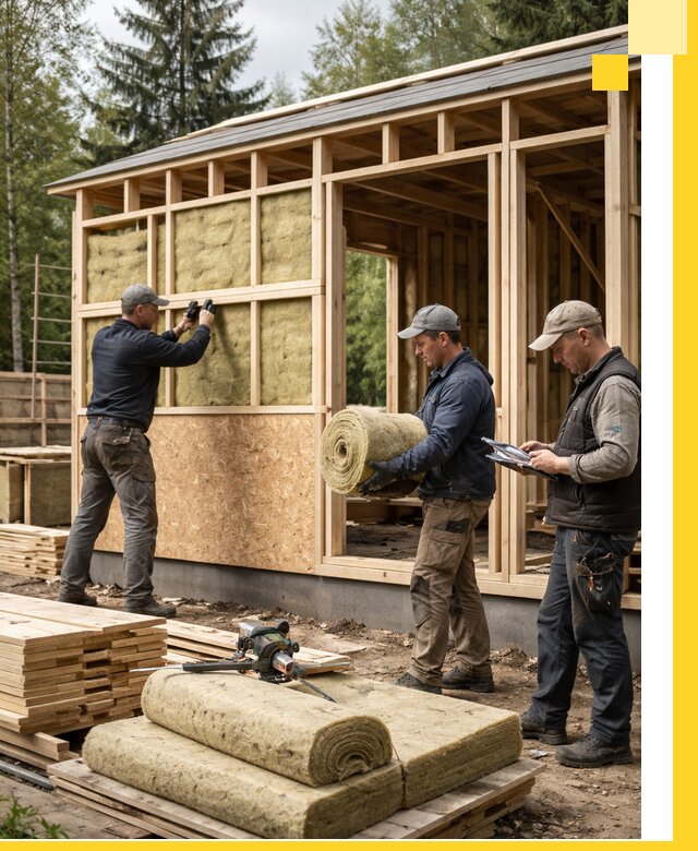 Проектирование и строительство каркасных бань в Выборге под ключ