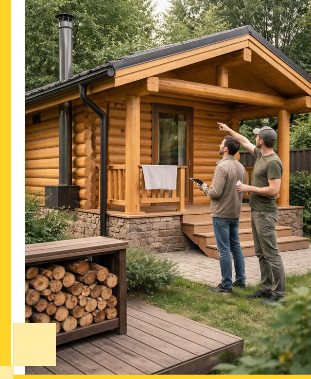 Бани для дачи под ключ в Выборге от 255525 р. | ЭриданВбр