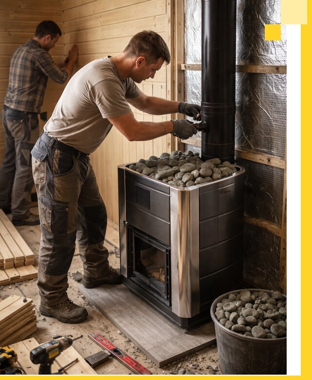 Проектирование и строительство парилок для бани в Выборге под ключ